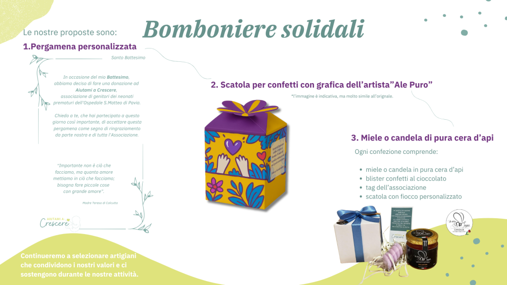 bomboniere solidali